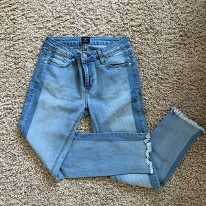 Like new, two toned, jeans